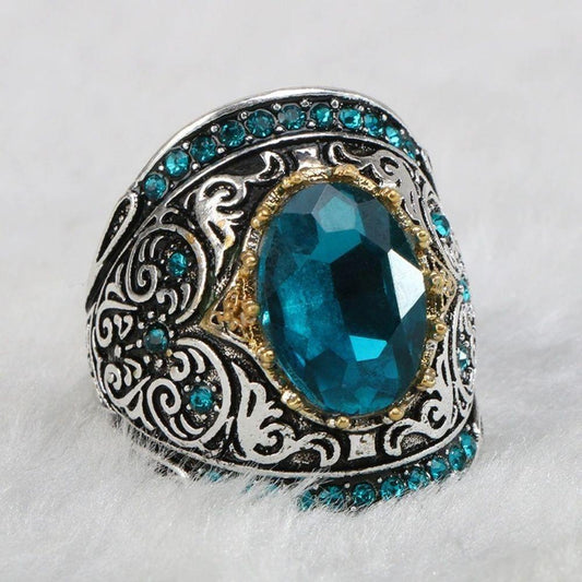 Sea Treasure Aquamarine March Birthstone Ring by Worn Within
