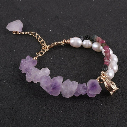 Amethyst Crystal Bracelet Fusion by Worn Within