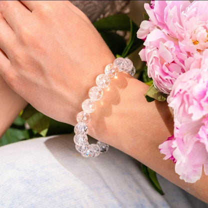 Ice Quartz Bead Bracelet