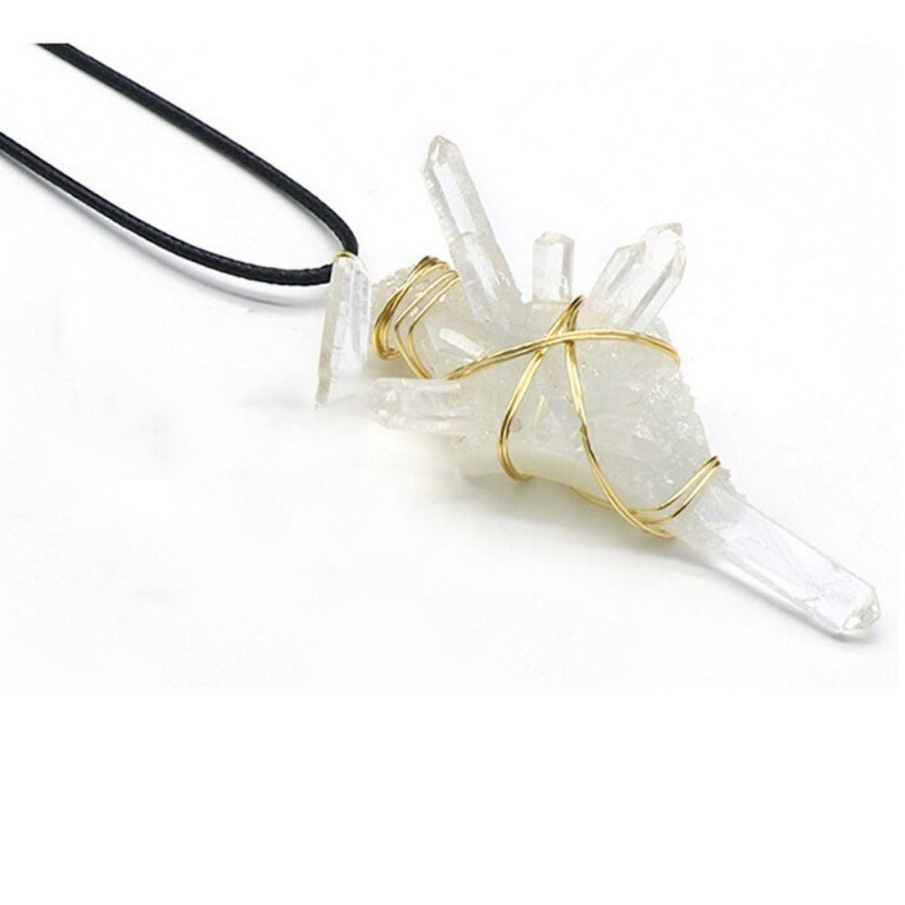 Pillar Clear Quartz Necklace by Worn Within