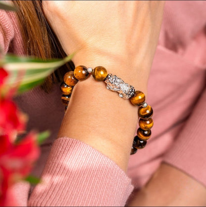 5A Tiger's Eye Pixiu Bracelet