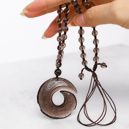 Black Obsidian Ice Obsidian Necklace