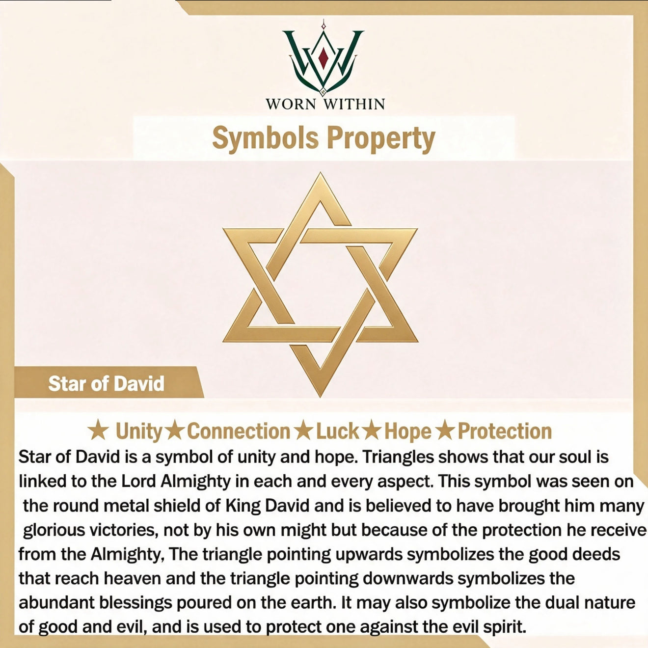 Clear Quartz Star of David Necklace
