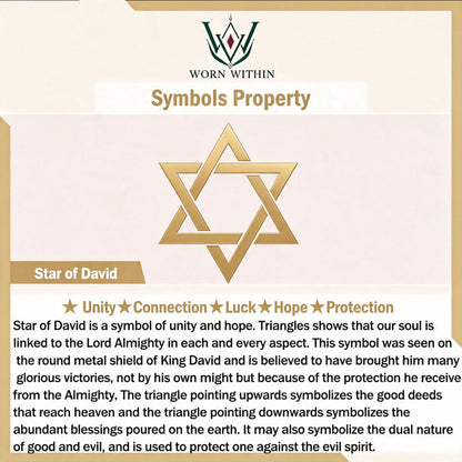 Clear Quartz Star of David Necklace