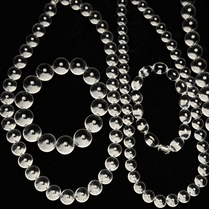 Water Bubble Clear Quartz Necklace