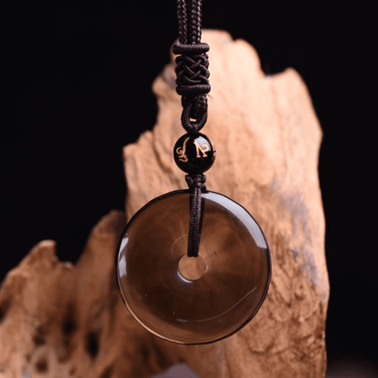 Tibetan Obsidian Necklace