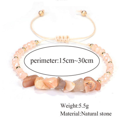 Amethyst Knit Bracelet