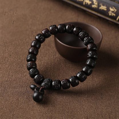 Tibetan Lightning Strike Wood Bracelet