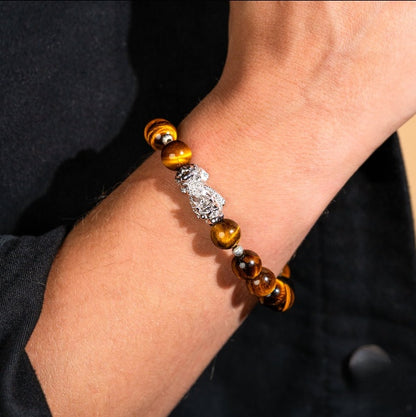 5A Tiger's Eye Pixiu Bracelet