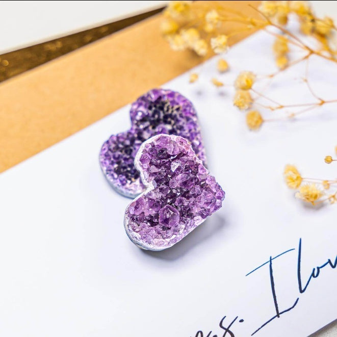 Uruguayan Amethyst Heart Cluster