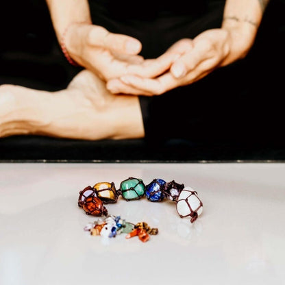 7 Chakra Gemstone Tassel