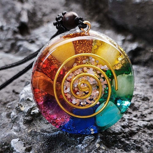 Chakra Talisman with Orgonite Pendant – Control How You React to Life