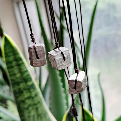 Pyrite Crystal Necklace Pendant