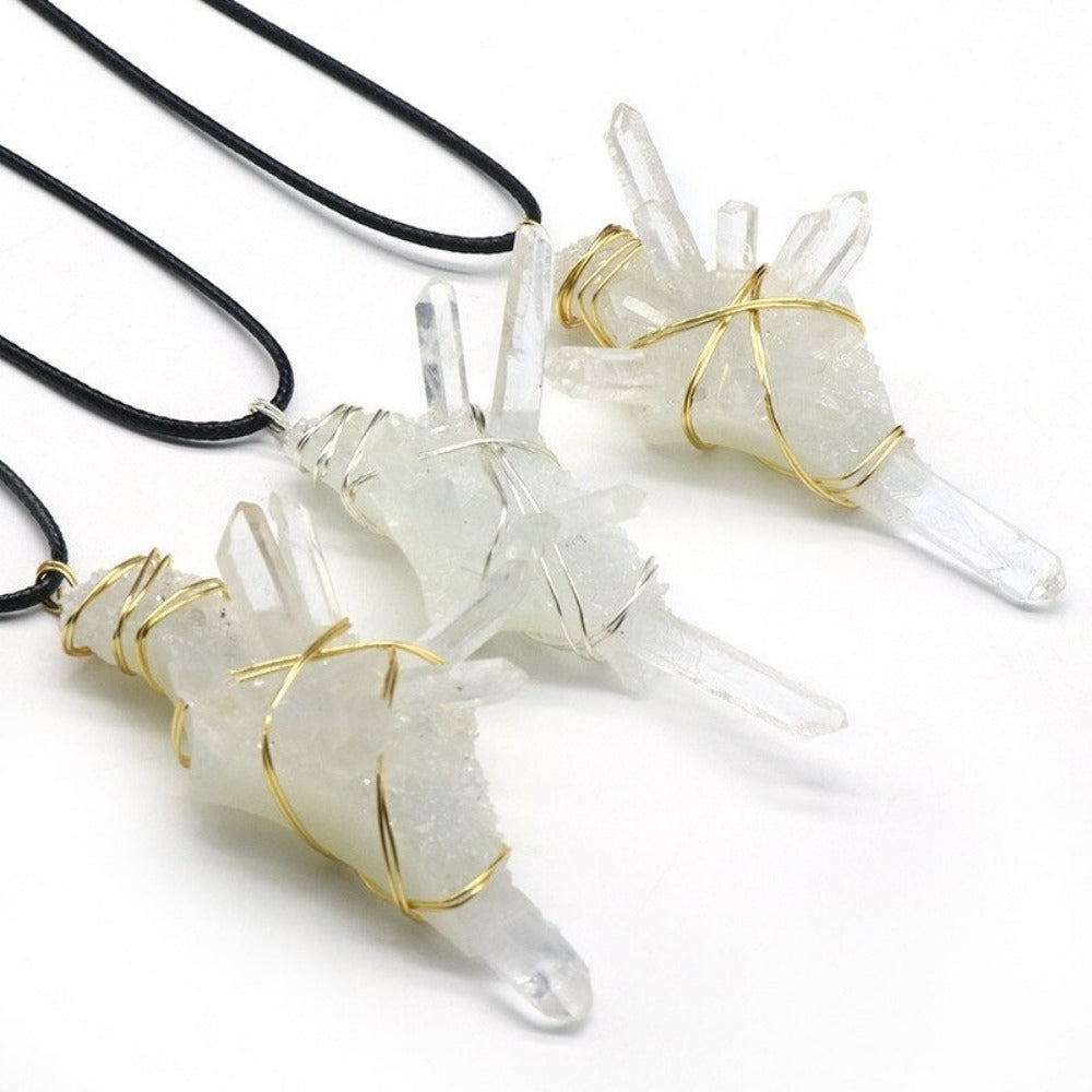 Pillar Clear Quartz Necklace