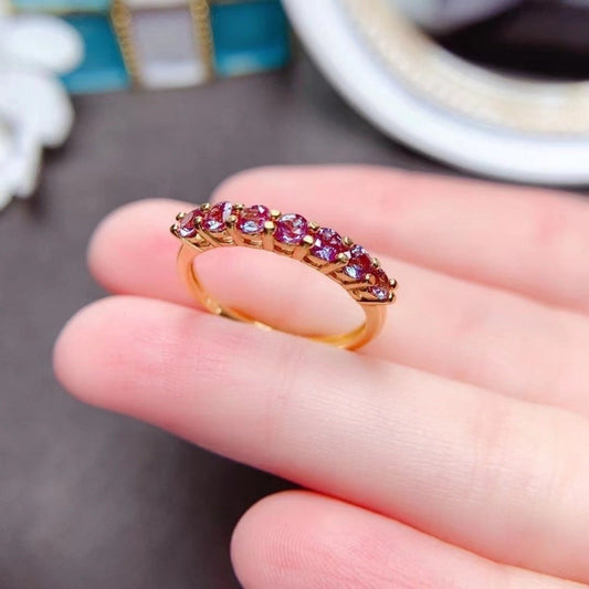 Natural Alexandrite Crystal Ring by Worn Within