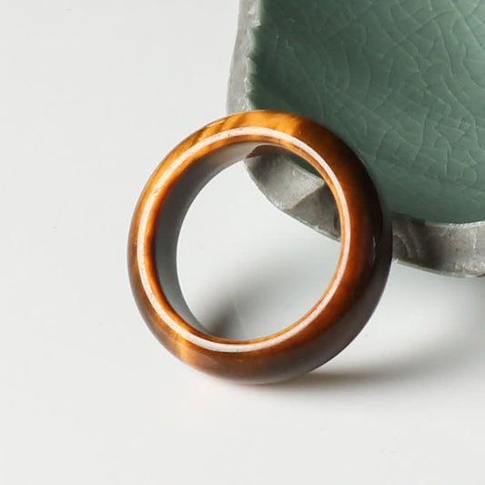 Tiger's Eye Stone Ring by Worn Within