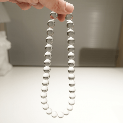 Water Bubble Clear Quartz Necklace