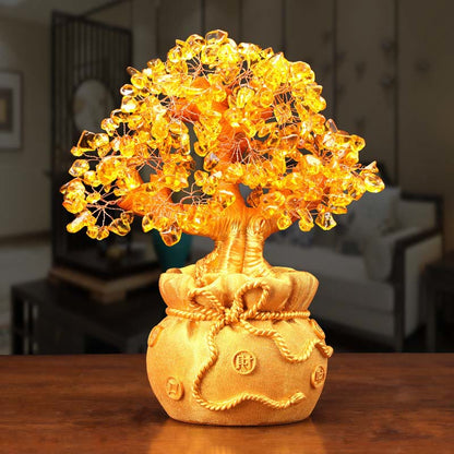 Citrine Money Tree Gemstone Decor