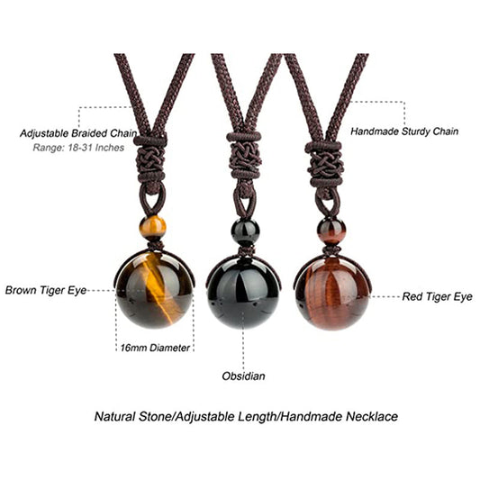 Tibetan Tiger's Eye Necklace