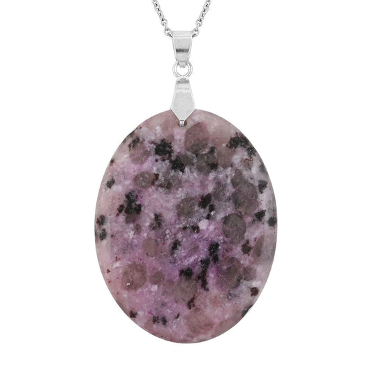 Oval Gemstone Necklace – A Boost of Emotional Healing by Worn Within