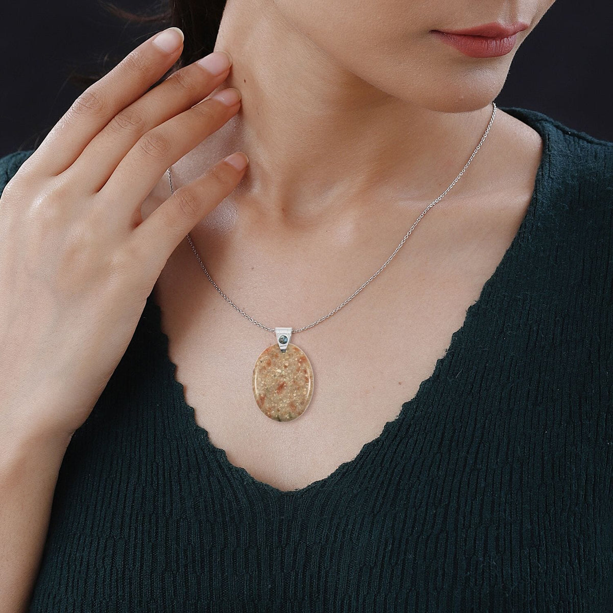 Autumn Jasper Necklace – Creative Spark & Motivational Energy