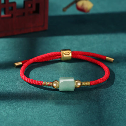 Aventurine Malachite Braided Rope Bracelet