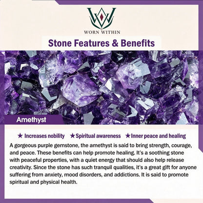 Amethyst Flower Bracelet