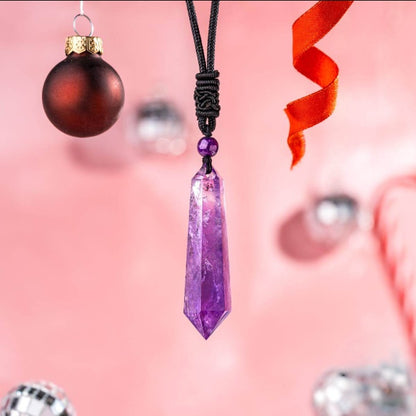 Amethyst Talisman Pendant Necklace
