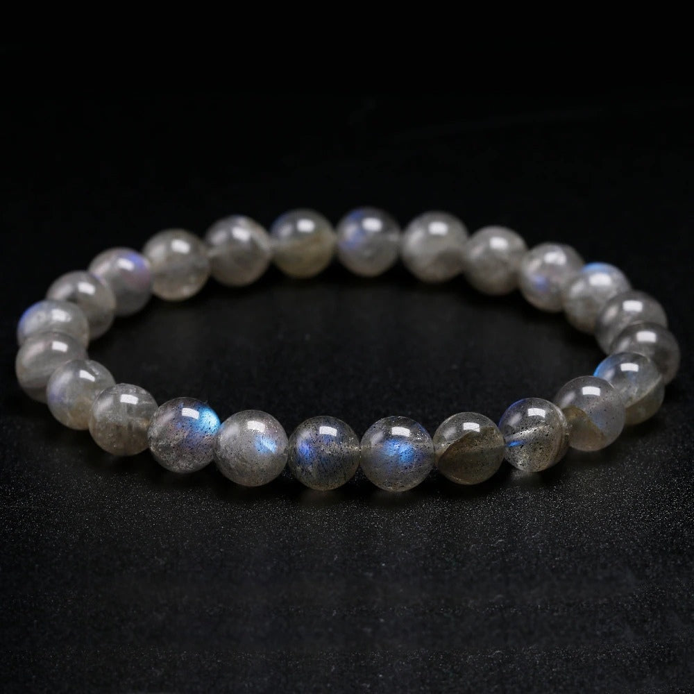Aurora Lights Labradorite Bead Bracelet by Worn Within