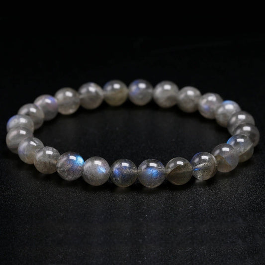 Aurora Lights Labradorite Bead Bracelet by Worn Within