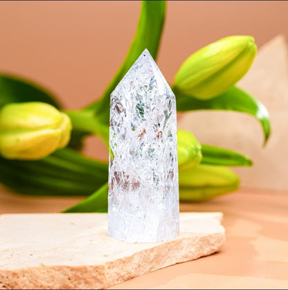 Ice Quartz Crystal Point