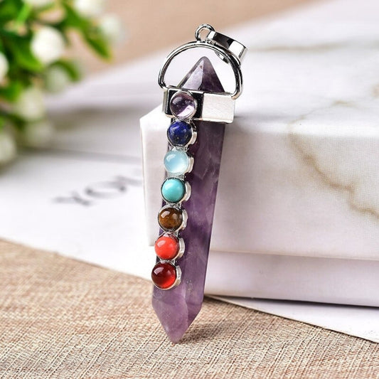 Energetic Crystal Point Pendant by Worn Within