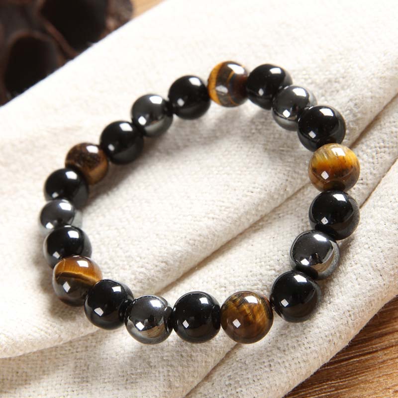 Tibetan Tiger's Eye Jewelry Set