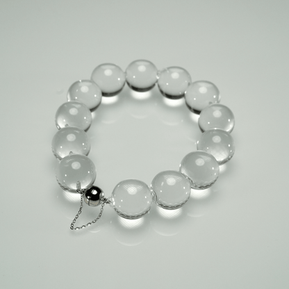 Water Bubble Clear Quartz Bracelet
