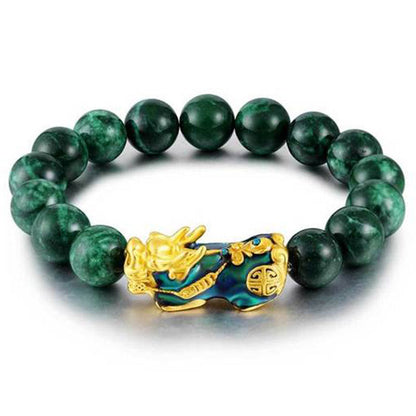 Cyan Jade Pixiu Bracelet