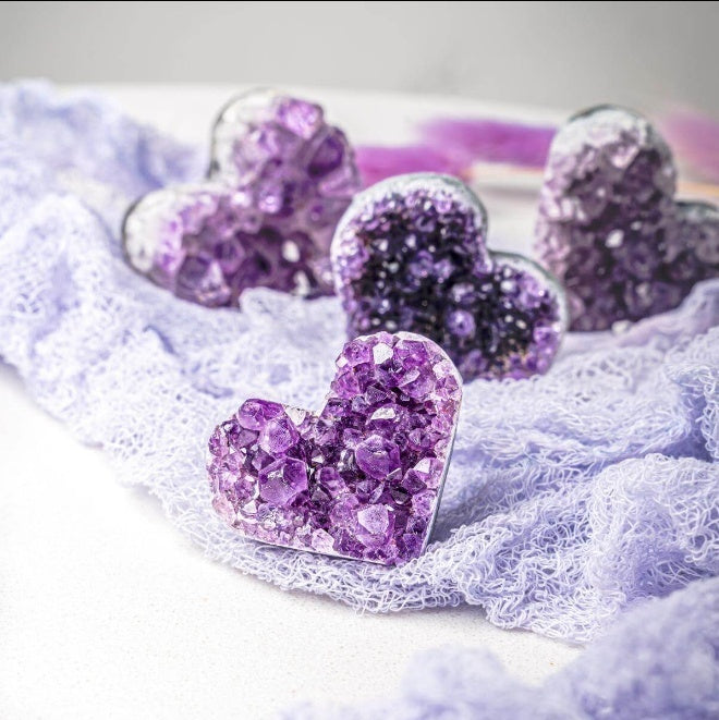 Uruguayan Amethyst Heart Cluster