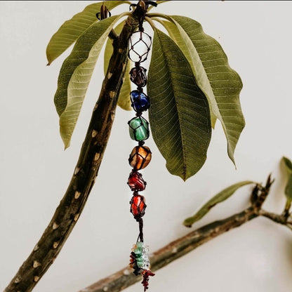 7 Chakra Gemstone Tassel