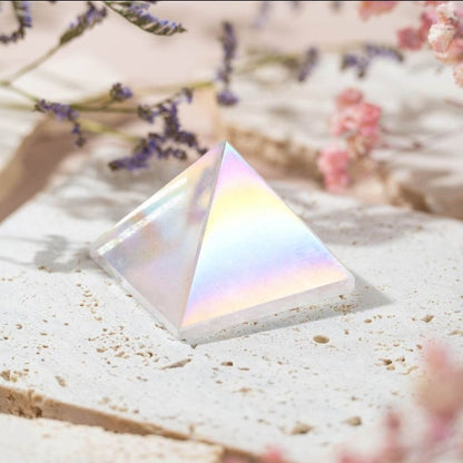 Aura Quartz Pyramid