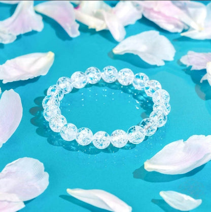Ice Quartz Bead Bracelet