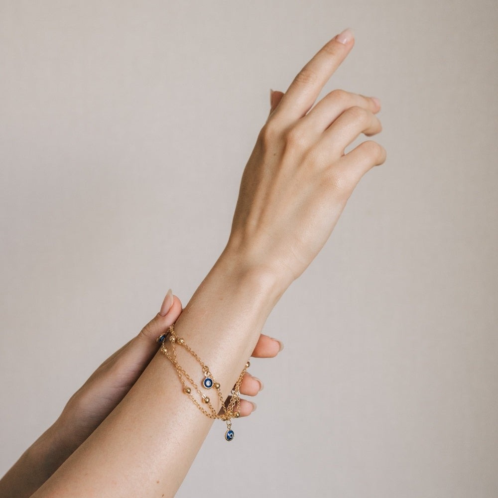 Evil Eye Protection Energy Anklet