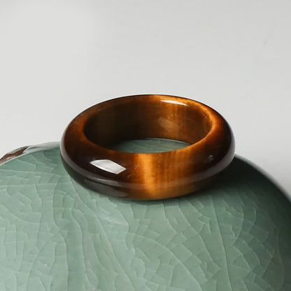 Tiger's Eye Stone Ring