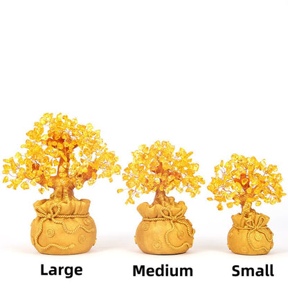 Citrine Money Tree Gemstone Decor