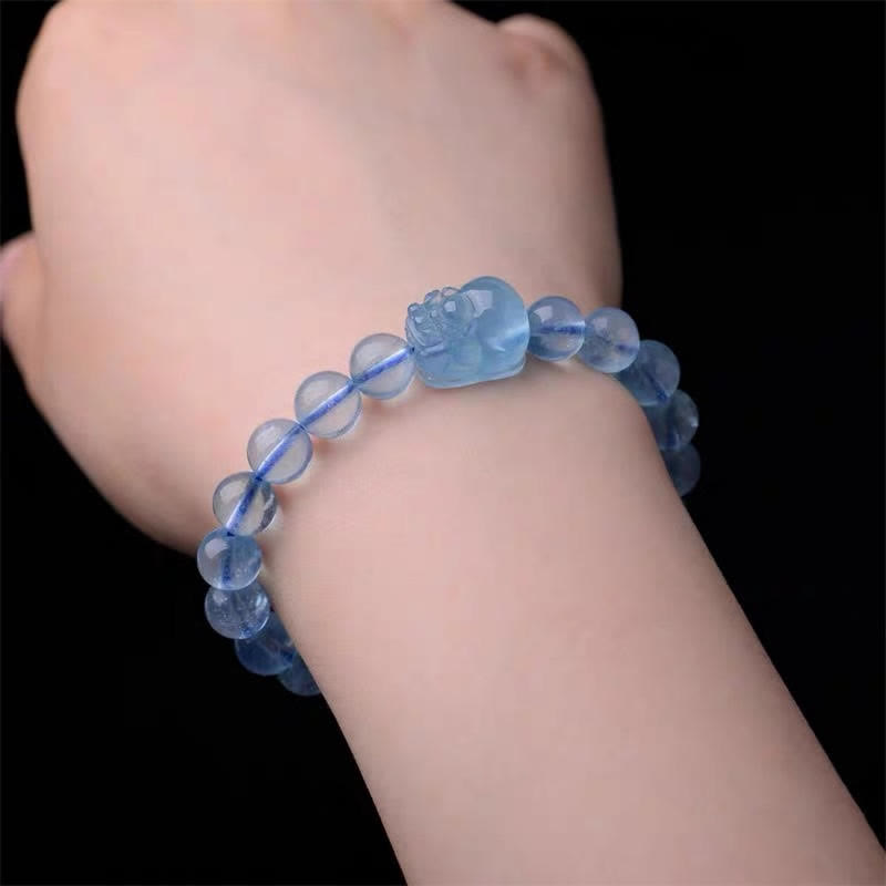 Aquamarine Pixiu Bracelet