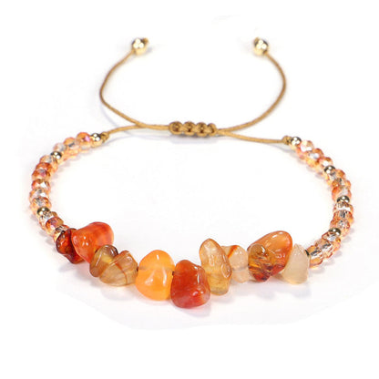 Amethyst Knit Bracelet