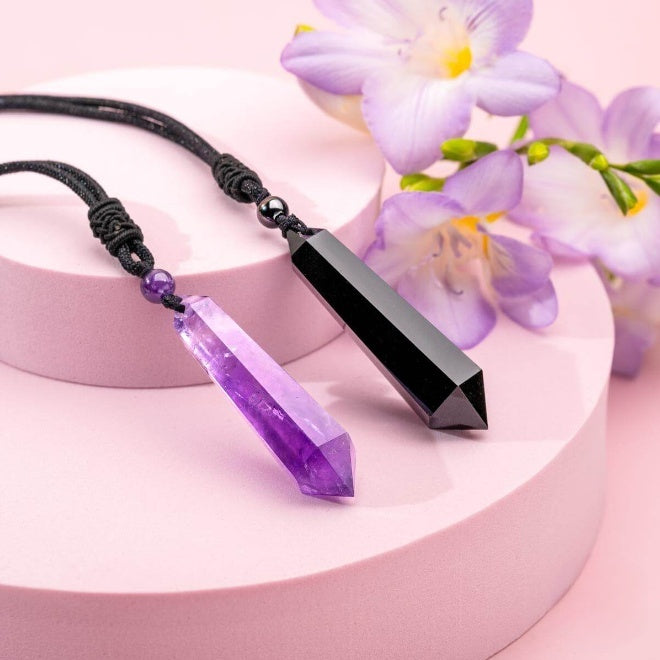 Amethyst Talisman Pendant Necklace