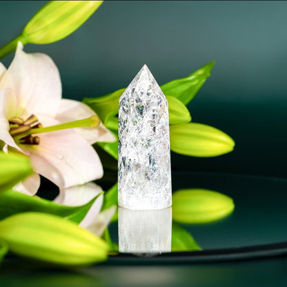 Ice Quartz Crystal Point