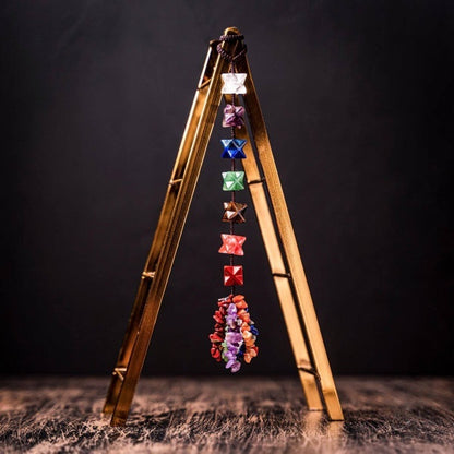 Chakra Prism Merkaba Tassel