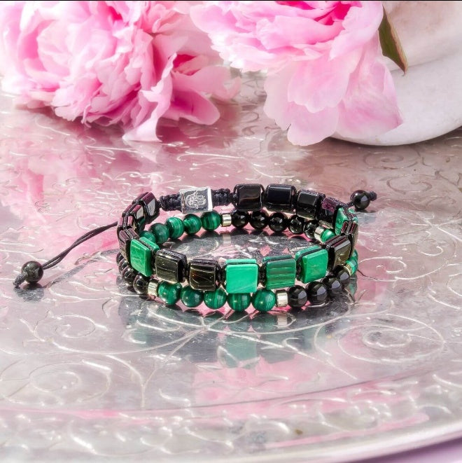 Malachite Bracelet Set