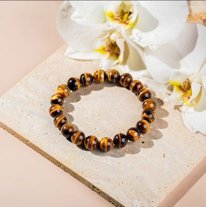 7A Grade Tiger's Eye Bead Bracelet