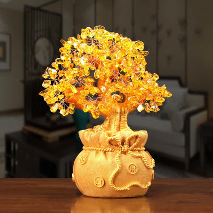 Citrine Money Tree Gemstone Decor